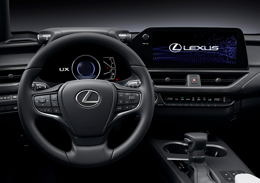 Lexus UX cockpit (12.3-inch touch display) (Prototype)