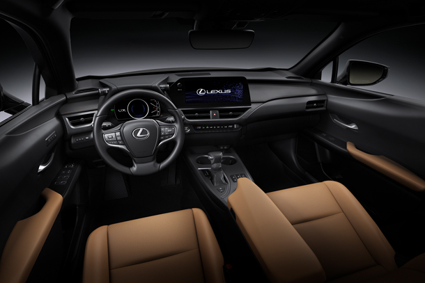 Lexus UX Interior color HAZEL (Prototype)