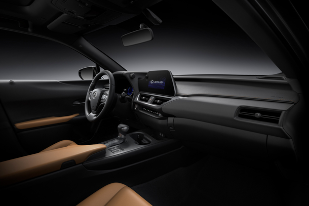Lexus UX Interior color HAZEL (Prototype)