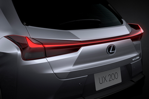 Lexus UX Rear combination lamp (Prototype)
