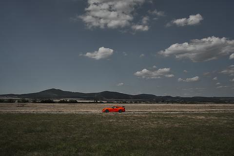 GR Supra GT4 EVO (Prototype Vehicle shown in optional Solaris Orange wrapping.)