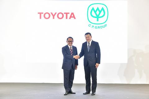 Toyota Motor Corporation, President Akio Toyoda / Charoen Pokphand Group, Chairman Soopakij Chearavanont