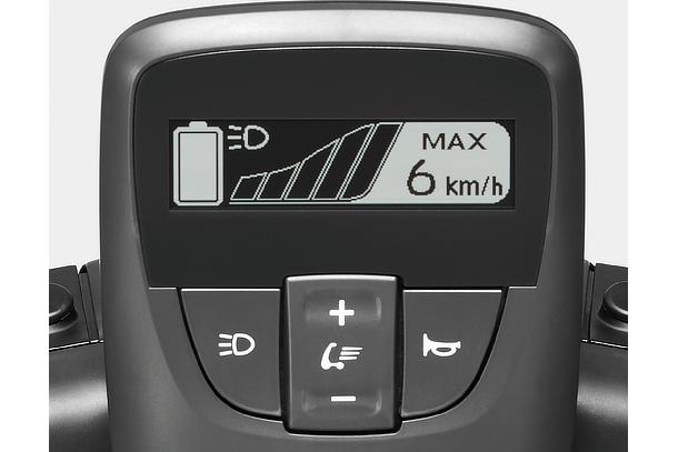 Maximum speed selector switch