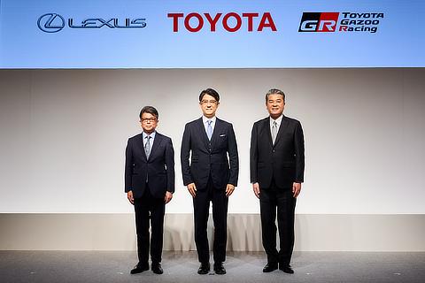 (Left to right) Yoichi Miyazaki, Koji Sato, Hiroki Nakajima