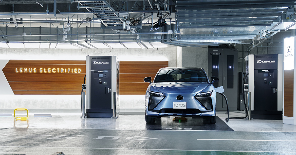 バッテリーEVオーナー向け「レクサス充電ステーション」を東京