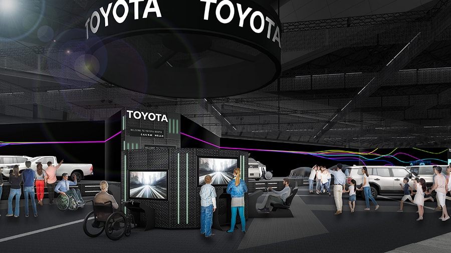 TOYOTA Booth NEO Steer