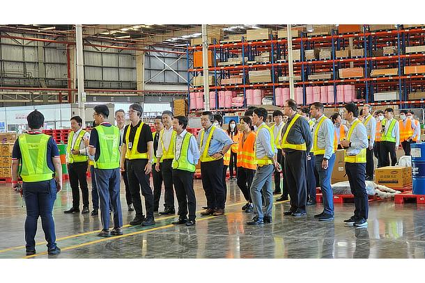 CP and SCG's logistic site visit in Thailand