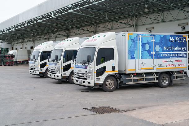Multi-pathway carbon neutral mobilities demonstrated through logistics in Thailand