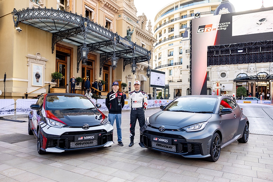 The world premiere of the evolved GR Yaris special editions at Rallye Monte Carlo, the first round of the 2024 FIA World Rally Championship