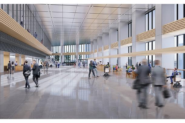 Concept image of office lobby