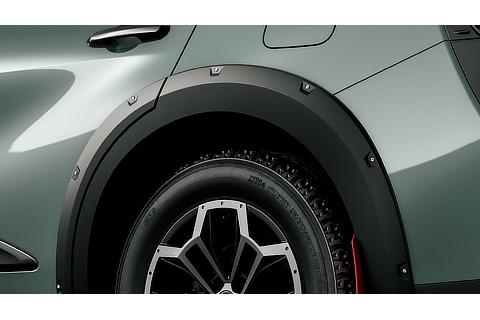 クラウン 特別仕様車 CROSSOVER RS“LANDSCAPE” 専用オーバーフェンダーモール（GORI GORI BLACK塗装）