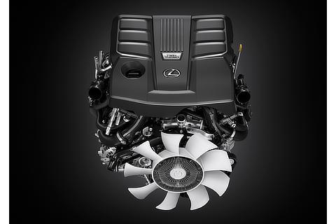 GX550 V6 3.5L ツインターボエンジン