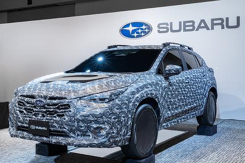 Subaru Crosstrek equipped with the next-generation hybrid system (prototype) by SUBARU CORPORATION