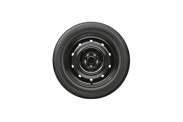 205/55R16 tires and 16 x 6 1/2J aluminum wheels with center caps