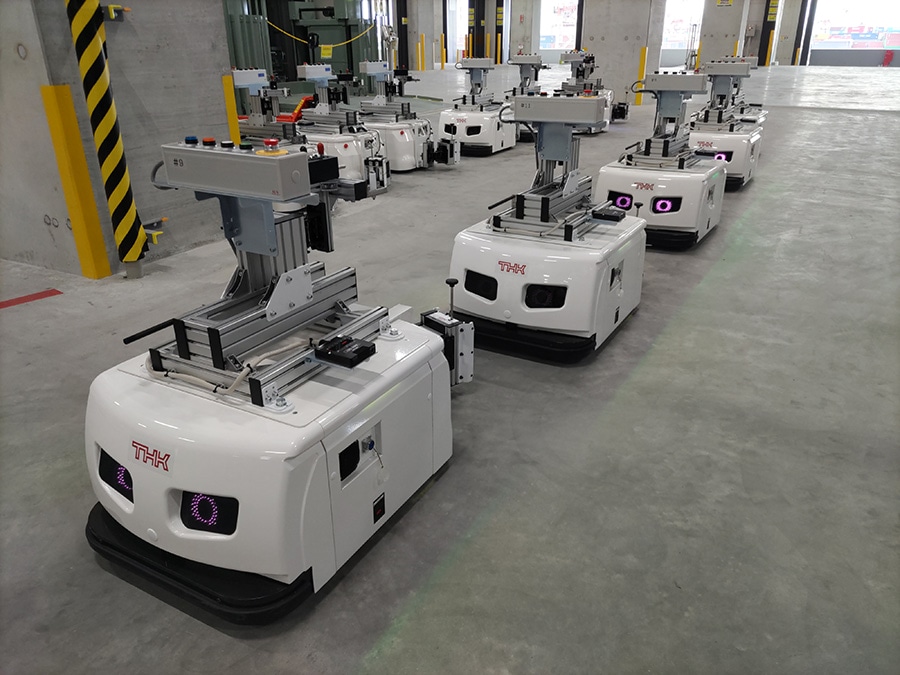 Next-generation AGV (Automated Guided Vehicle) transportation system