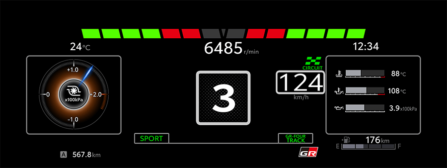 [Green: Recognition] Learn the rhythm through speed of indicator flashing [Red: Decision] Prepare to shift