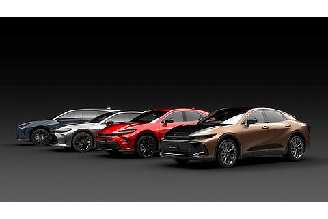 Four models of the all-new Crown