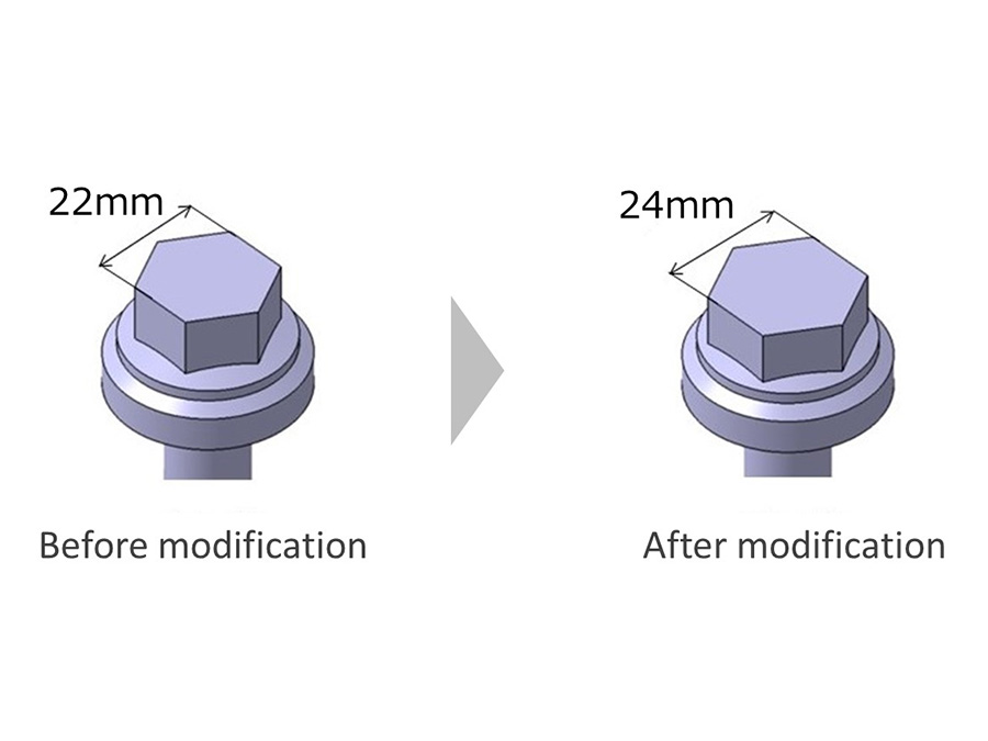 Special bolts with a high level of fastening rigidity
