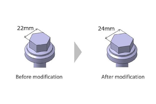 Special bolts with a high level of fastening rigidity