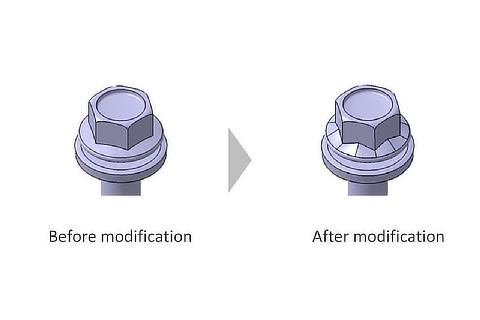 Special bolts with a high level of fastening rigidity