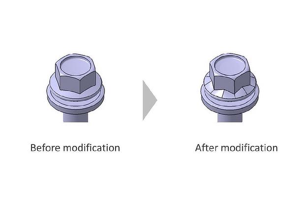 Special bolts with a high level of fastening rigidity