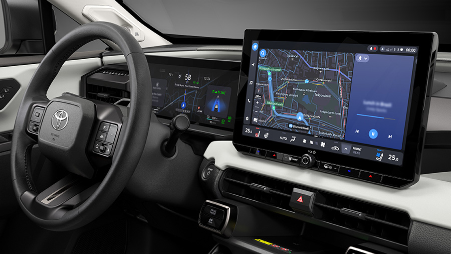 Interior of RAV4 CORE (Prototype)