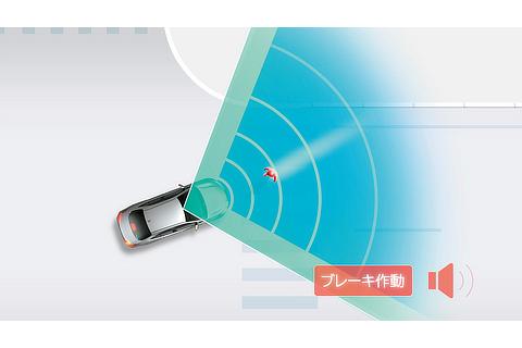 プリクラッシュセーフティ（交差点右折時の対向直進車・右左折時の横断歩行者・自転車運転者検知機能）