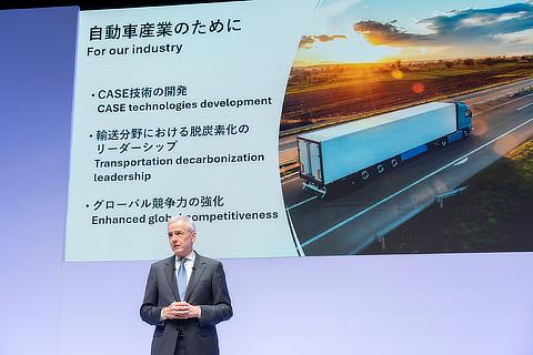 Karl Deppen, President and CEO, Mitsubishi Fuso Truck and Bus Corporation and designated CEO of new holding company