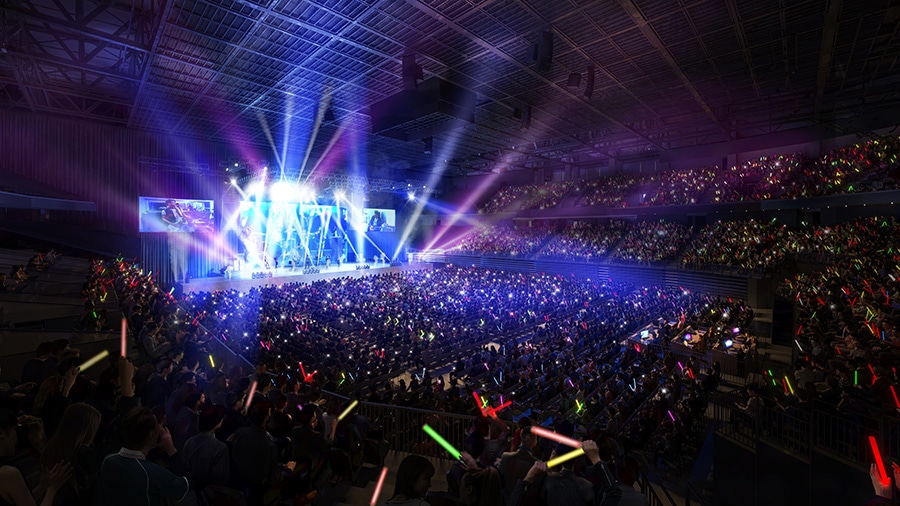 1) Main arena Concert