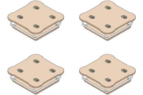 セット「リフレッシュ」家具モジュール（ベースモジュール×4）