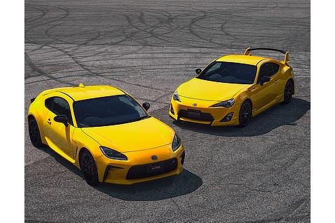 GR86 特別仕様車 RZ“Yellow Limited”（左）、86 特別仕様車 GT“Yellow Limited”（右）