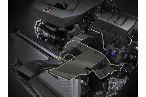 Cool air duct (to the secondary air intake duct)