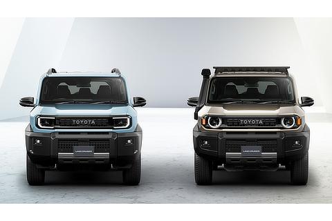 (Left to right) Land Cruiser "FJ" (Prototype), Land Cruiser "FJ" (Overseas customized specification / Prototype)