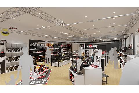 TOYOTA GAZOO Racing Store 店内イメージ