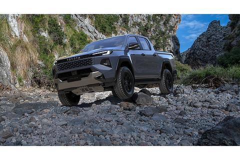 ハイラックス（日本仕様、プロトタイプ）走行イメージ