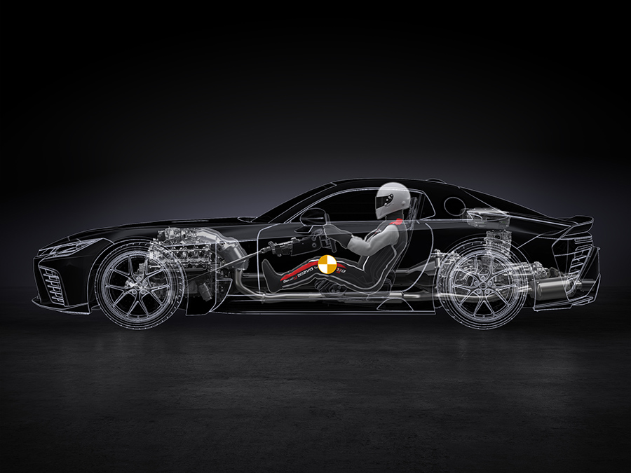 Low center-of-gravity package (Perspective View)