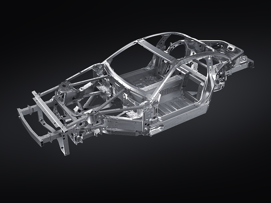 Lightweight, high-rigidity all-aluminum structure