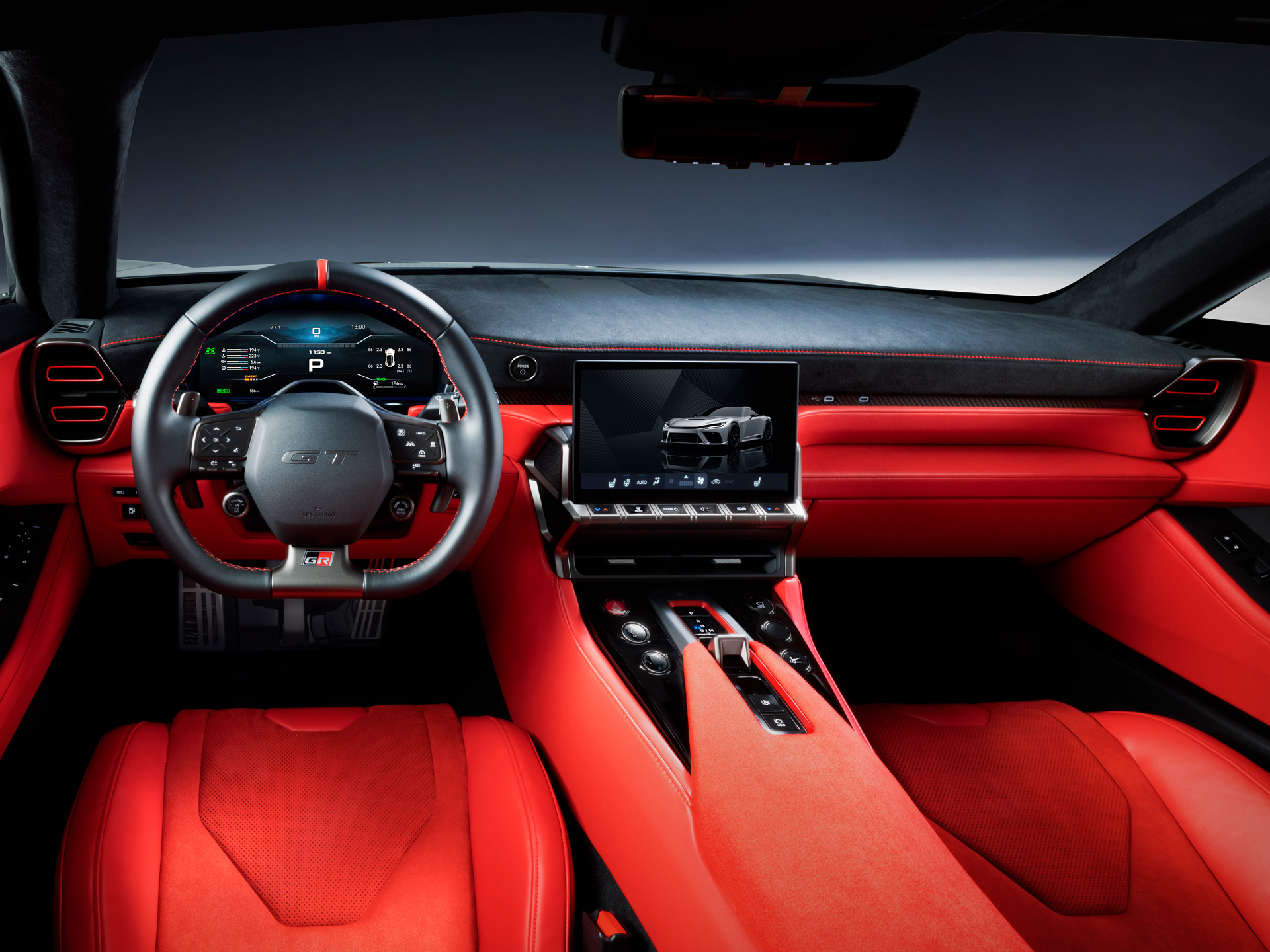 Toyota GR GT road-car prototype interior