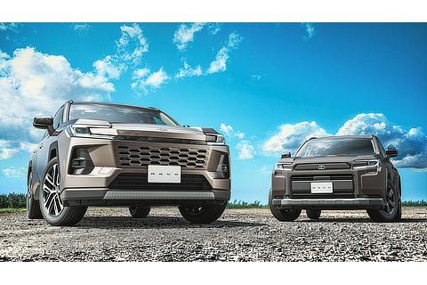 （左から）Z（ハイブリッド車）（アバンギャルドブロンズメタリック）＜オプション装着車＞、Adventure（ハイブリッド車）（アーバンロック）