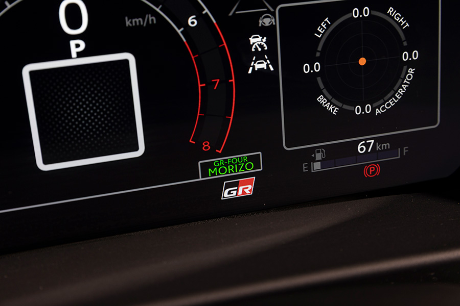 GR Yaris MORIZO RR (Prototype) Exclusive GR Full TFT gauge display (for displaying 