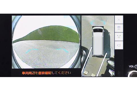 パノラミックビュー＆ワイドフロントビュー ： D・Nポジション時（作動イメージ）