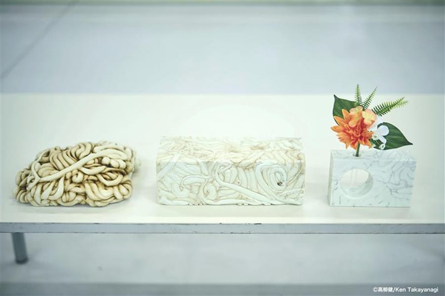 パージ材の加工前後のイメージ