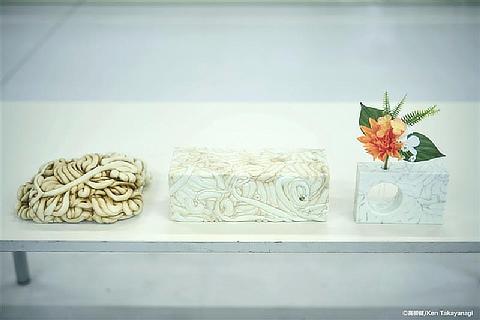 パージ材の加工前後のイメージ