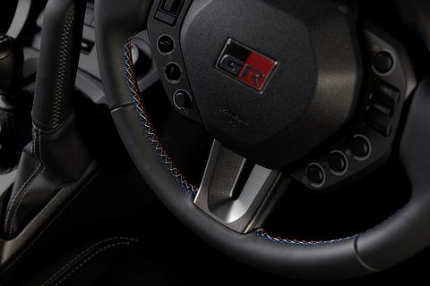 GR Yaris Sébastien Ogier 9x World Champion Edition (Prototype) Tricolor stiting (on GR-exclusive steering wheel)