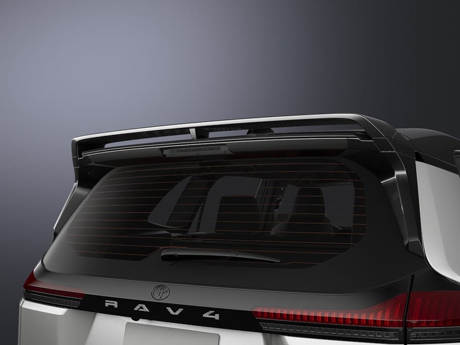 専用リヤスポイラーウイング／専用リヤサイドスポイラー