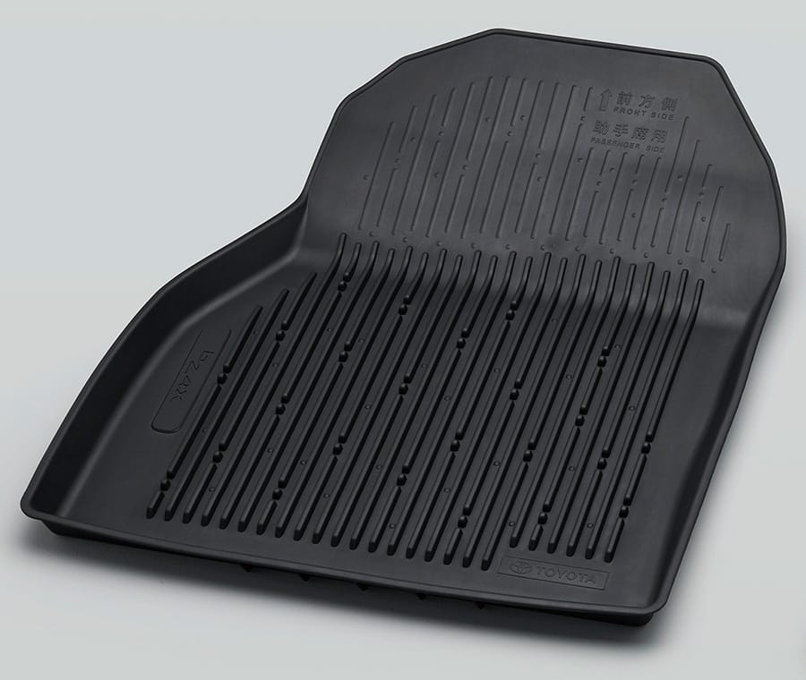 Floor mats for snow / leisure use (passenger seat, raised edge type)