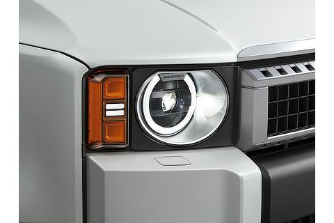 丸目型Bi-Beam LEDヘッドランプ（点灯時）（VXにメーカーオプション）