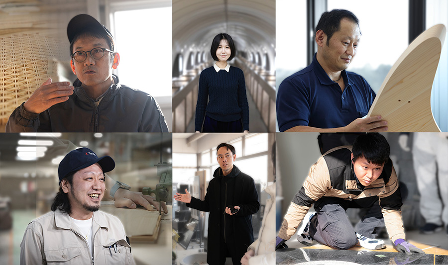 Japanese craftsmen with LEXUS in-house designers
