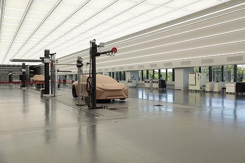 車両開発棟 デザイン部門フロア 内観