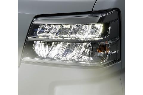 LEDヘッドランプ（ロー／ハイビーム・オートレベリング機能・LEDクリアランスランプ・オートライト付）